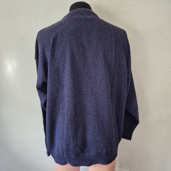 Colorful Geometric 90s  Men's Sweater XL - Picture 4 of 7